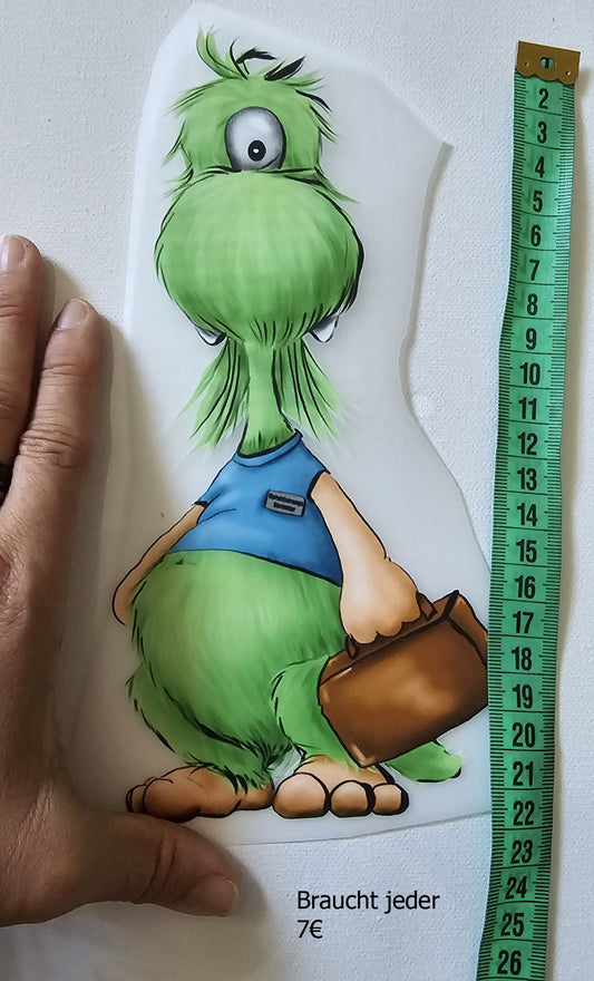 Bügelbild Kruegerhausdesign Monster Braucht jeder