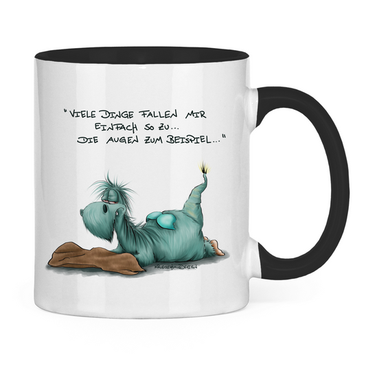 Tasse zweifarbig Vieledingefallenmir