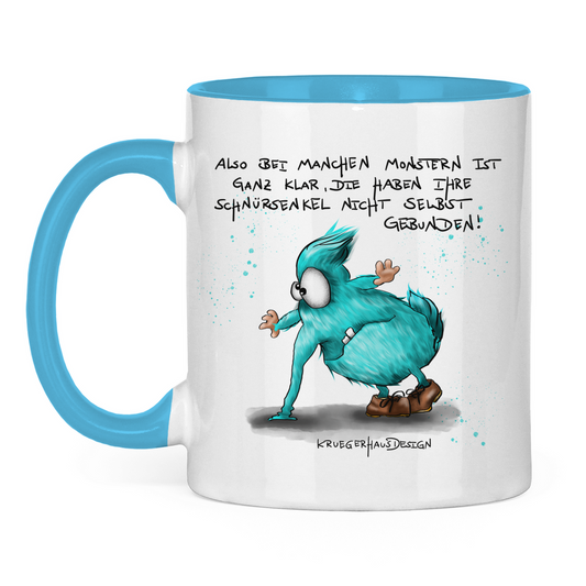 Tasse zweifarbig Also bei manchen Monstern ist ganz klar, die haben....