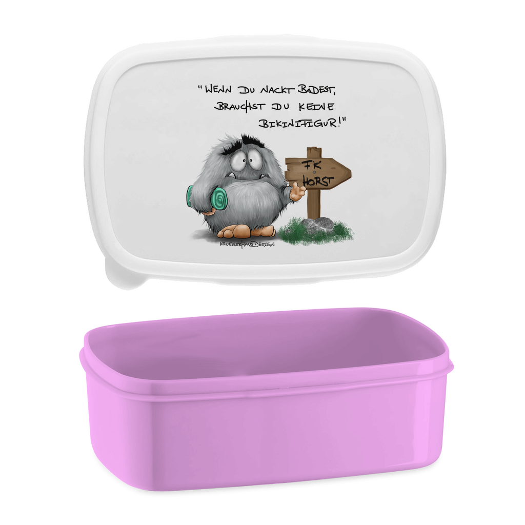 Lunchbox Wenn du nackt badest, brauchst du keine Bikinifigur!