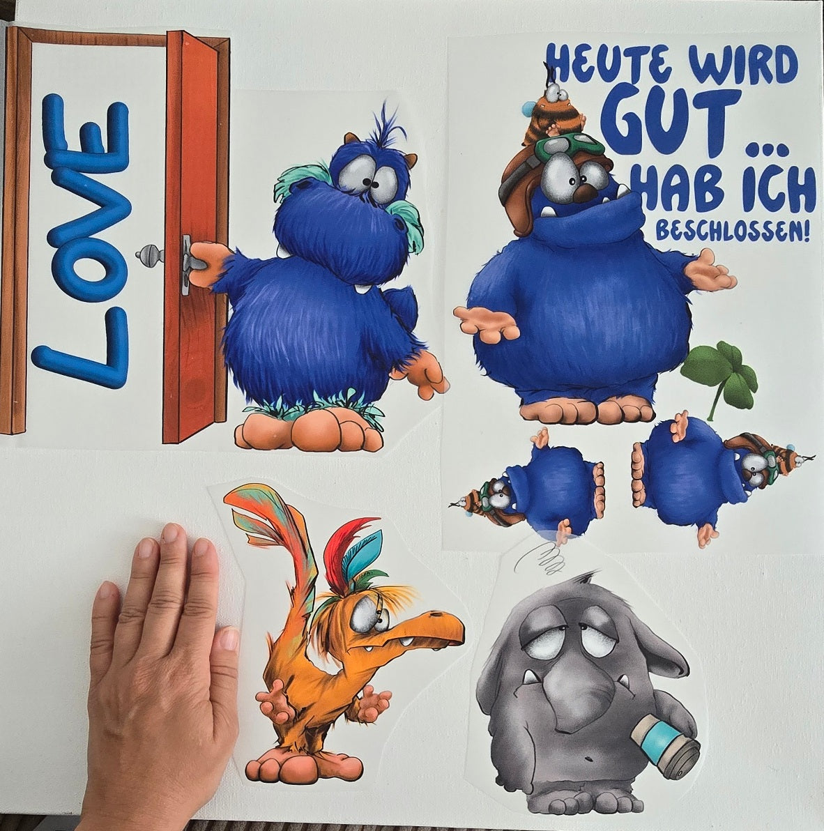 XXL Bügelbild-Paket – Verschiedene Motive | Final Sale, Box 19