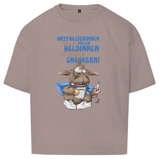 Oversize T-Shirt Arzthelferinnen sind die stillen Heldinnen in weißen …