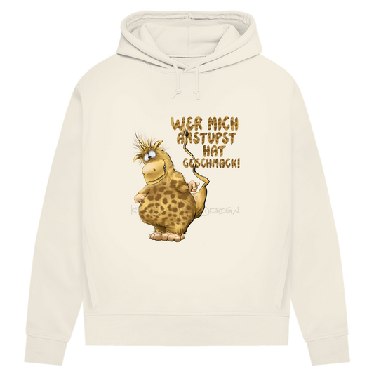 Damen Premium Bio Hoodie Wer mich anstupst hat Geschmack!