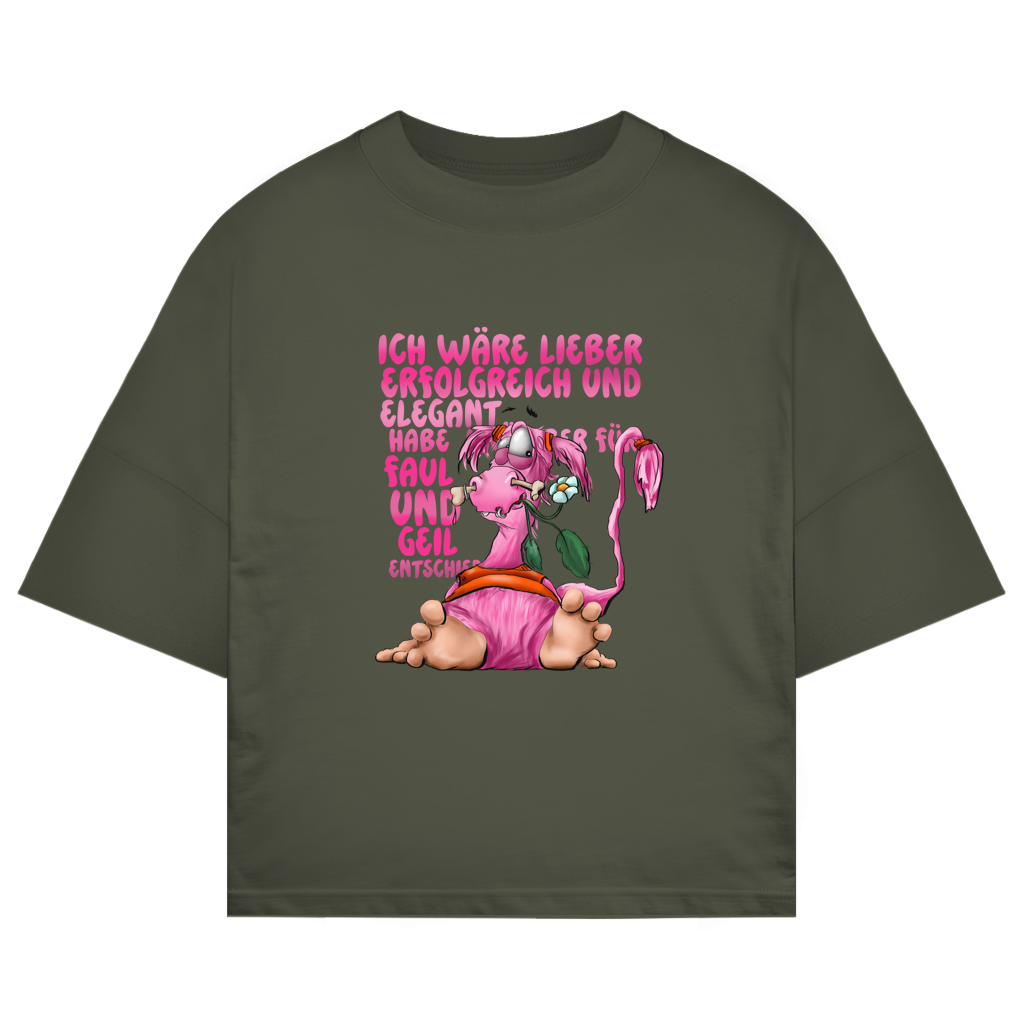 ST/ST Oversize T-Shirt Ich wäre lieber erfolgreich und elegant...