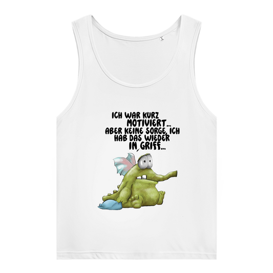 Damen Premium Organic Tank Top Ich war kurz motiviert... Design 2