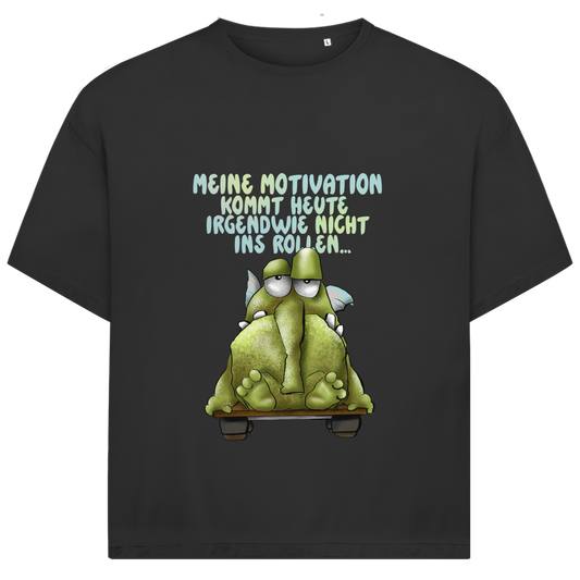 Jack and Jones Oversize T-Shirt Meine Motivation kommt heute irgendwie... Design 1