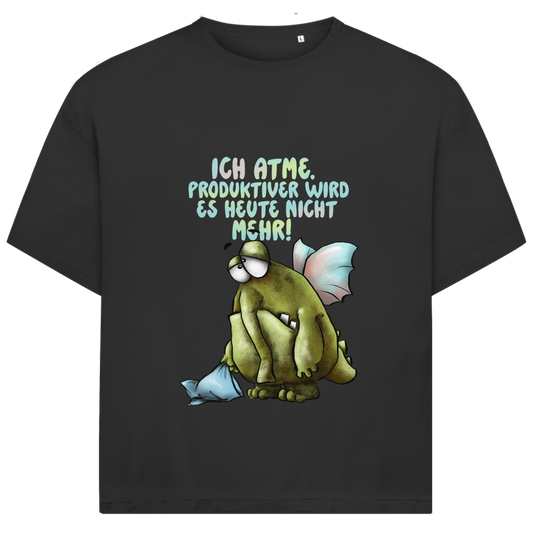 Jack and Jones Oversize T-Shirt Ich atme. Produktiver wird es ... Design 1