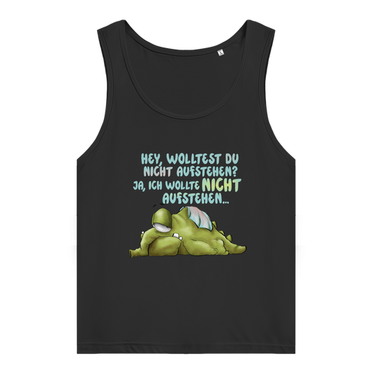 Damen Premium Organic Tank Top Hey, wolltest du nicht aufstehen? Design 1