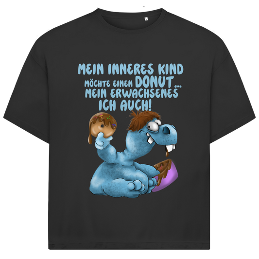 Jack and Jones Oversize T-Shirt Mein inneres Kind möchte einen Donut... Design 1