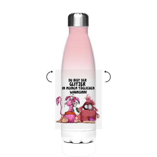 Edelstahl-Thermoflasche Du bist der Glitzer in meinem täglichen Wahnsinn!