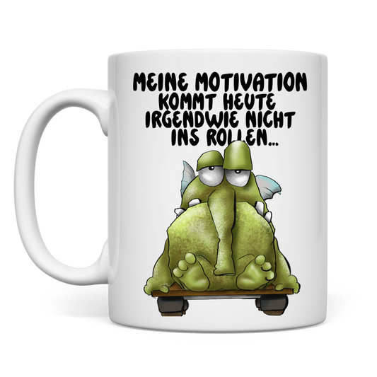 Tasse Meine Motivation kommt heute irgendwie nicht... Design 2
