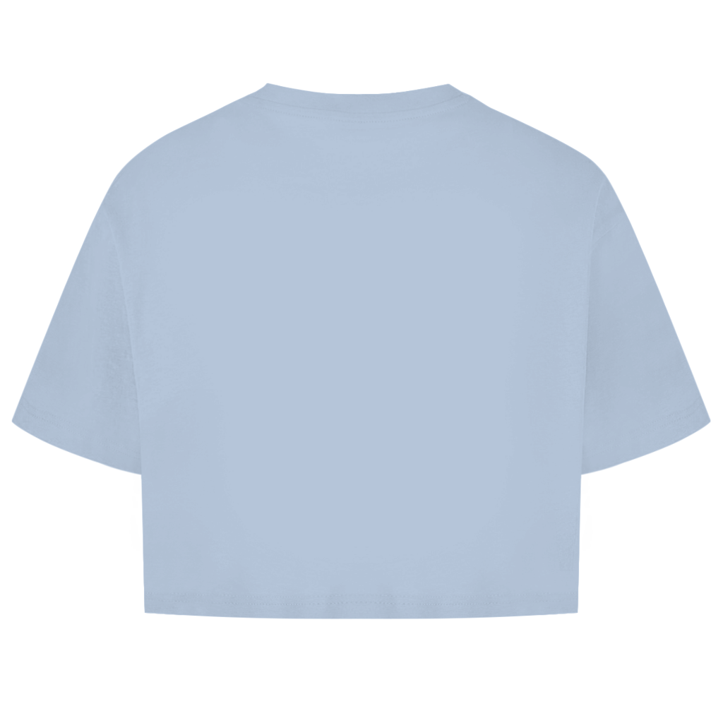 Damen Oversize Crop Top Erwachsen war ich auch schon mal... war auch doof