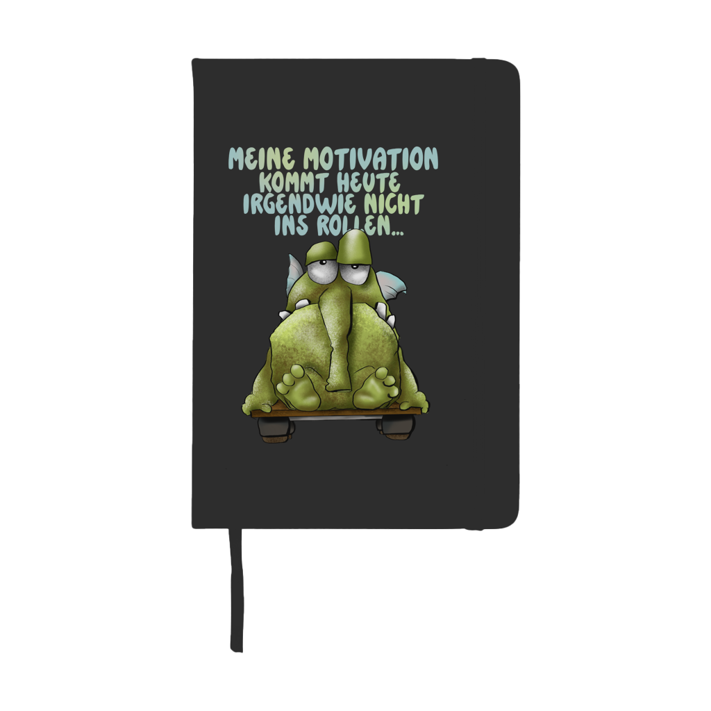 Notizbuch Meine Motivation kommt heute irgendwie... Design 1