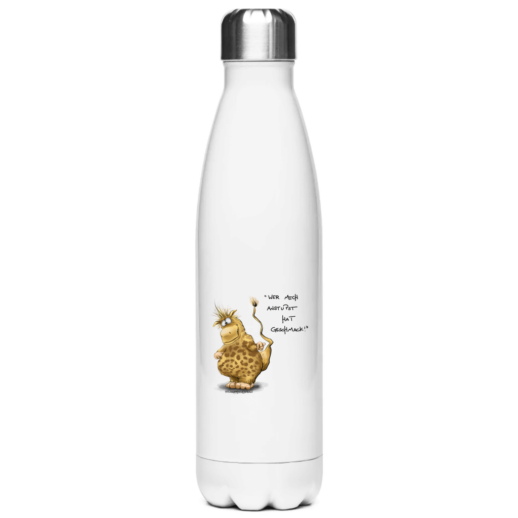 Edelstahl-Thermoflasche Wer mich anstupst hat Geschmack!