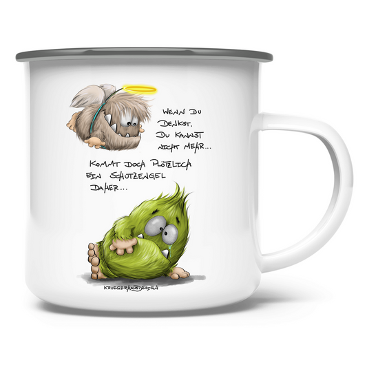 Emaille Tasse Schutzengel