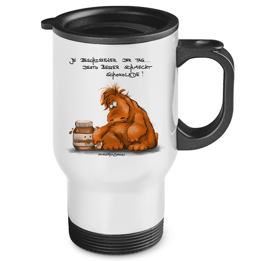 Edelstahl-Thermobecher Je beschissener der Tag... desto besser schmeckt ...
