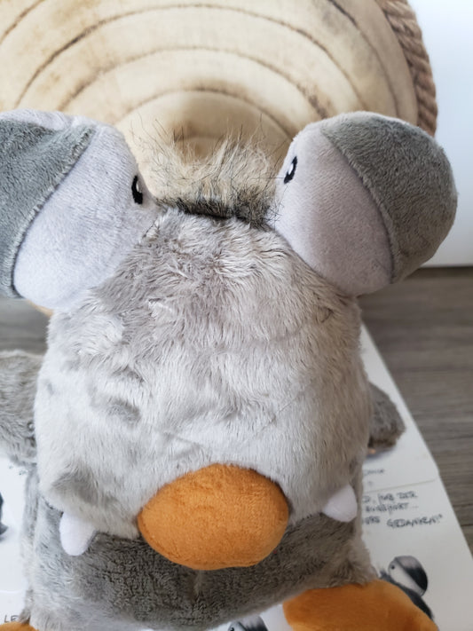 Kruegerhausdesign Stofftier, Plüschtier, Henry Monster, Tut mir leid, hab dir grad nicht zugehört... Hatte beseere Gedanken... + 5 Postkarten