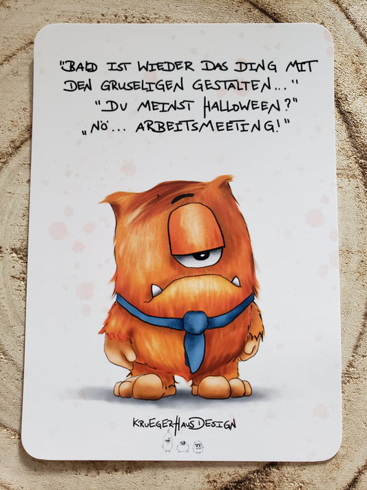 Postkarten Set Monster Kruegerhausdesign November 2023, 12 Postkarten.