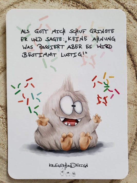 Postkarten Set Monster Kruegerhausdesign April 2024, 12 Postkarten.