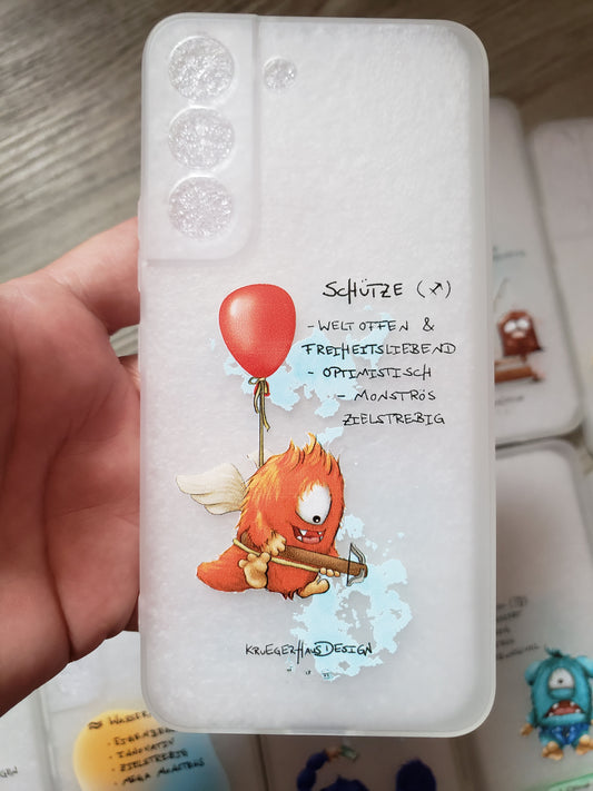 Muster Flexi Case Handyhülle für Galaxy S22plus Schütze Sternzeichen
