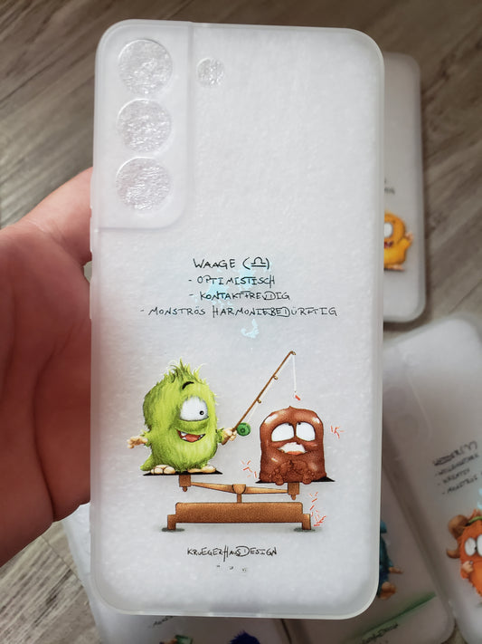 Muster Flexi Case Handyhülle für Galaxy S22plus Sternzeichen Waage