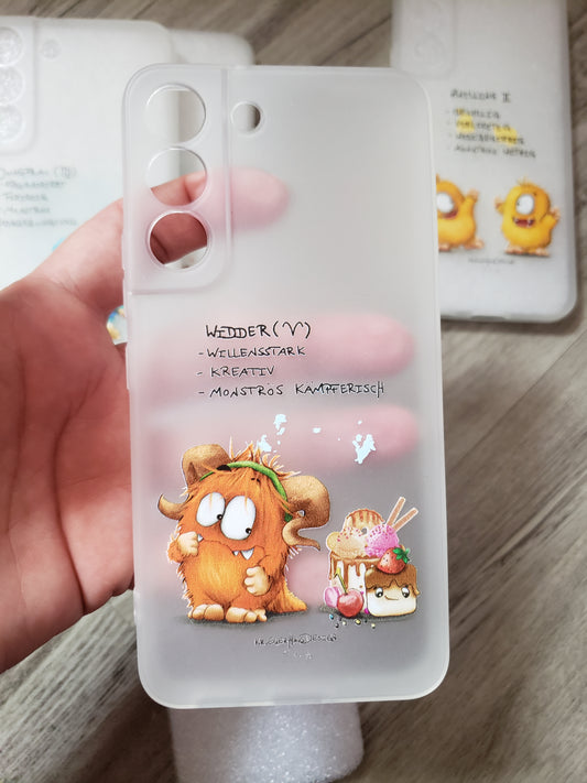 Muster Flexi Case Handyhülle für Galaxy S22plus Sternzeichen Widder