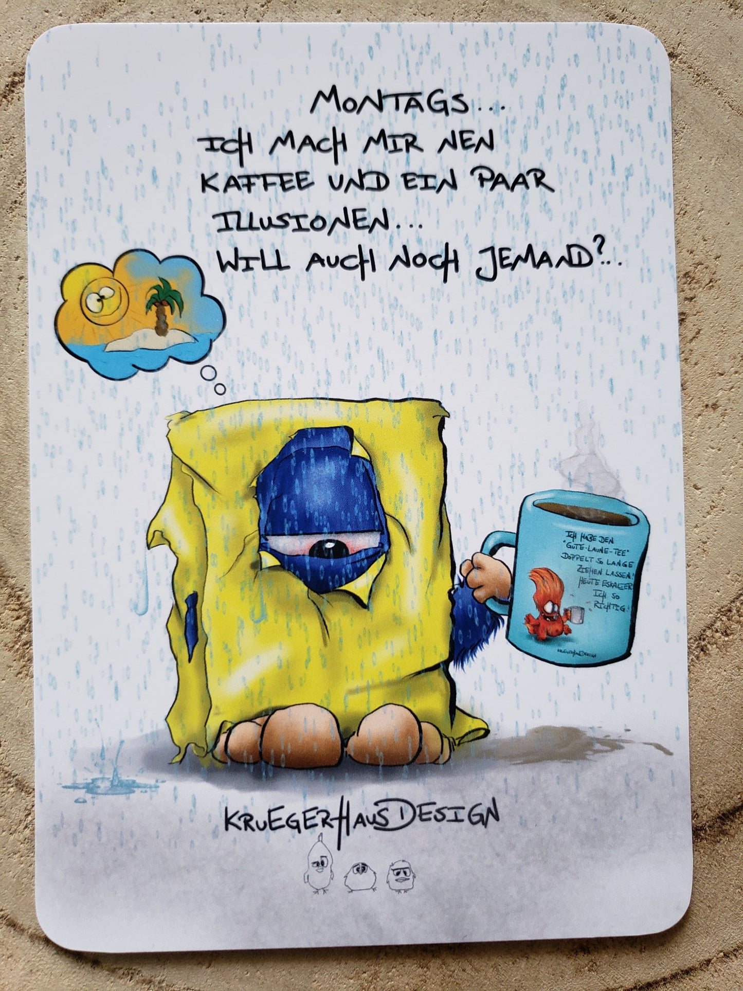 Postkarten Set Monster Kruegerhausdesign September 2024, 12 Postkarten