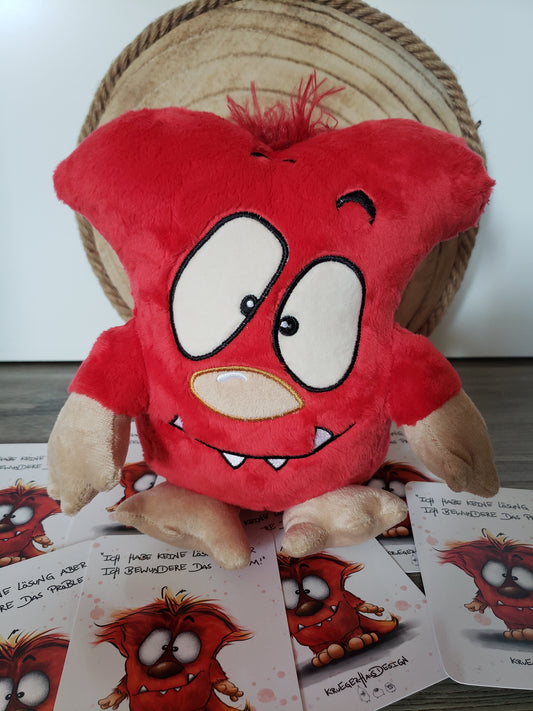 Kruegerhausdesign Stofftier, Plüschtier,Lenni, Ich habe keine Lösung aber ich bewundere das Problem Monster