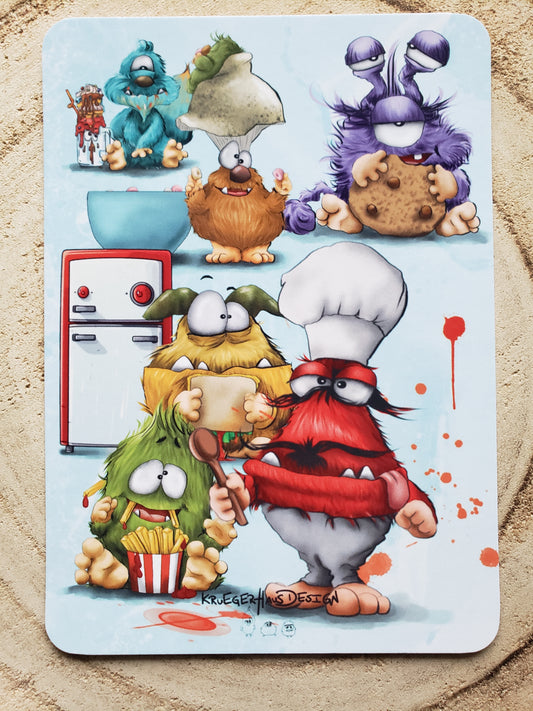 Postkarte Monster Kruegerhausdesign "Die Monster Karte"