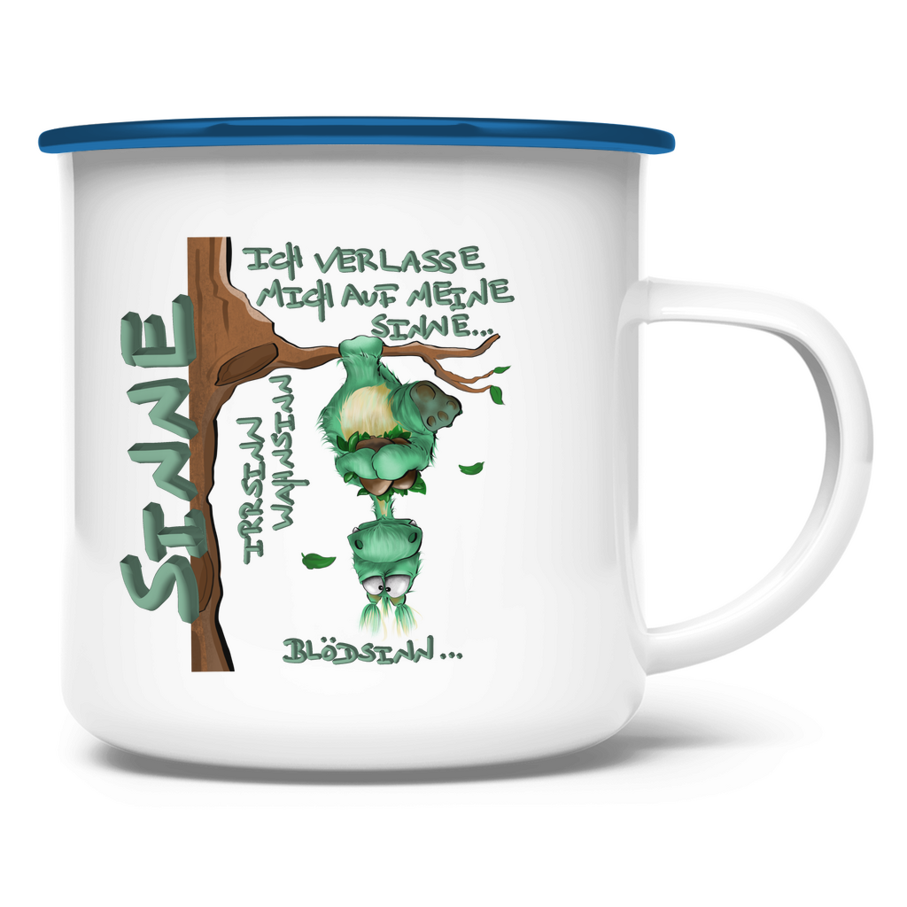Emaille Tasse Sinne