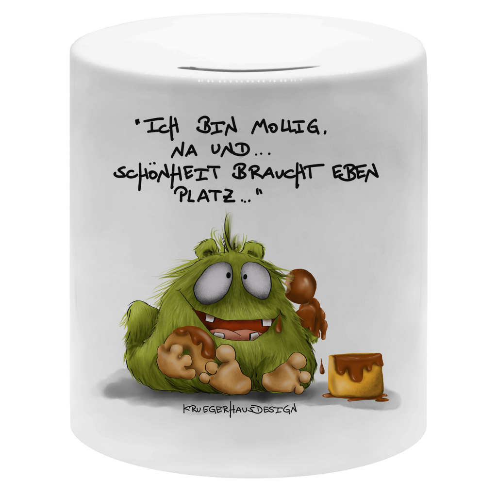 Money box Ich bin mollig, na und... Schönheit braucht eben Platz!