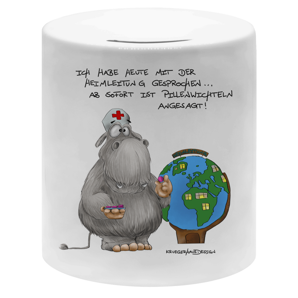 Money box Ich habe heute mit der Heimleitung gesprochen. Ab sofort...