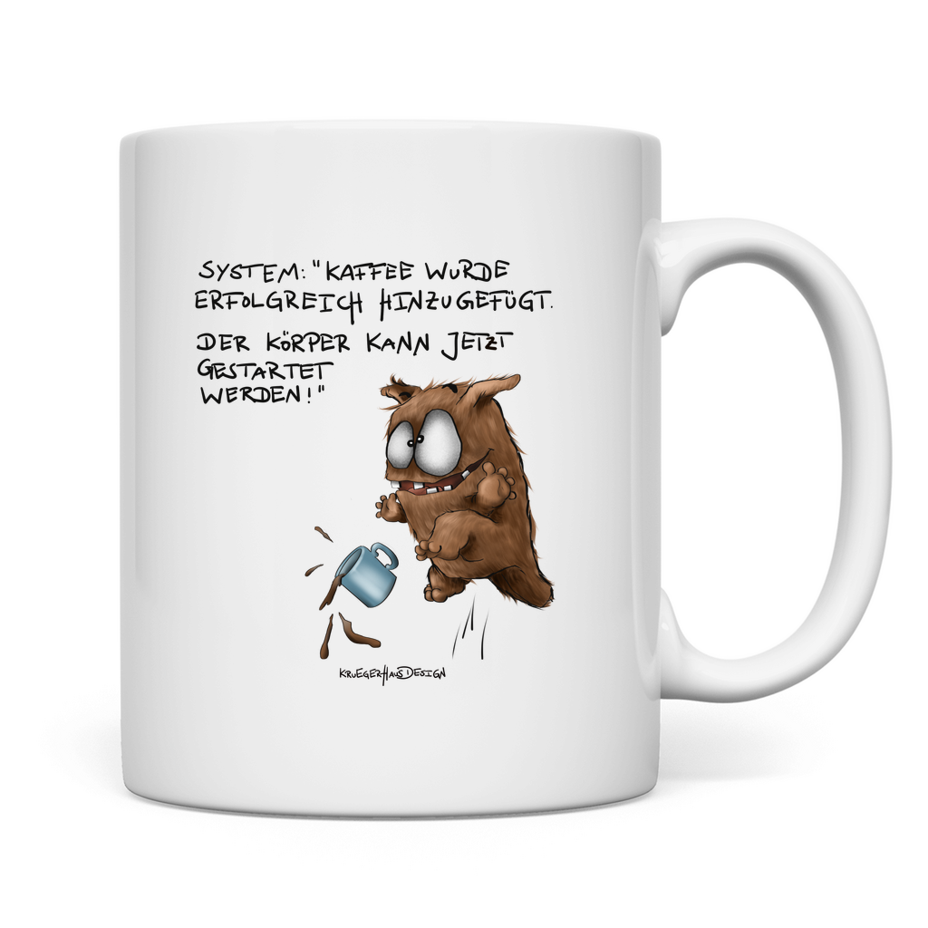 Tasse System:"Kaffee wurde erfolgreich hinzugefügt...