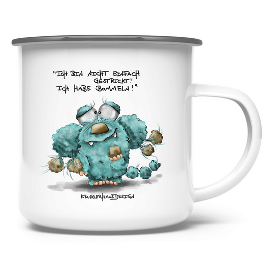 Emaille Tasse #bommeln