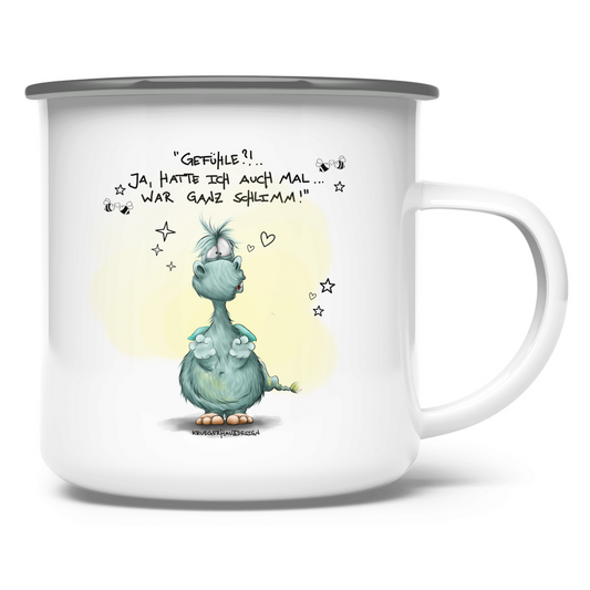 Emaille Tasse Gefühle? Ja, hatte ich auch mal.. War ganz schlimm!