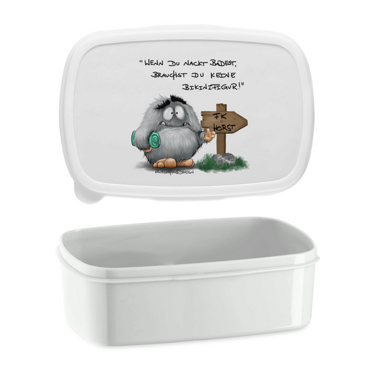 Lunchbox Wenn du nackt badest, brauchst du keine Bikinifigur!