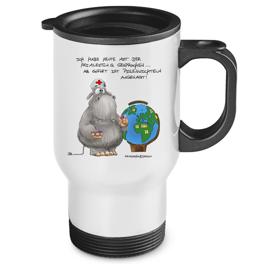 Edelstahl-Thermobecher Ich habe heute mit der Heimleitung gesprochen. Ab sofort...