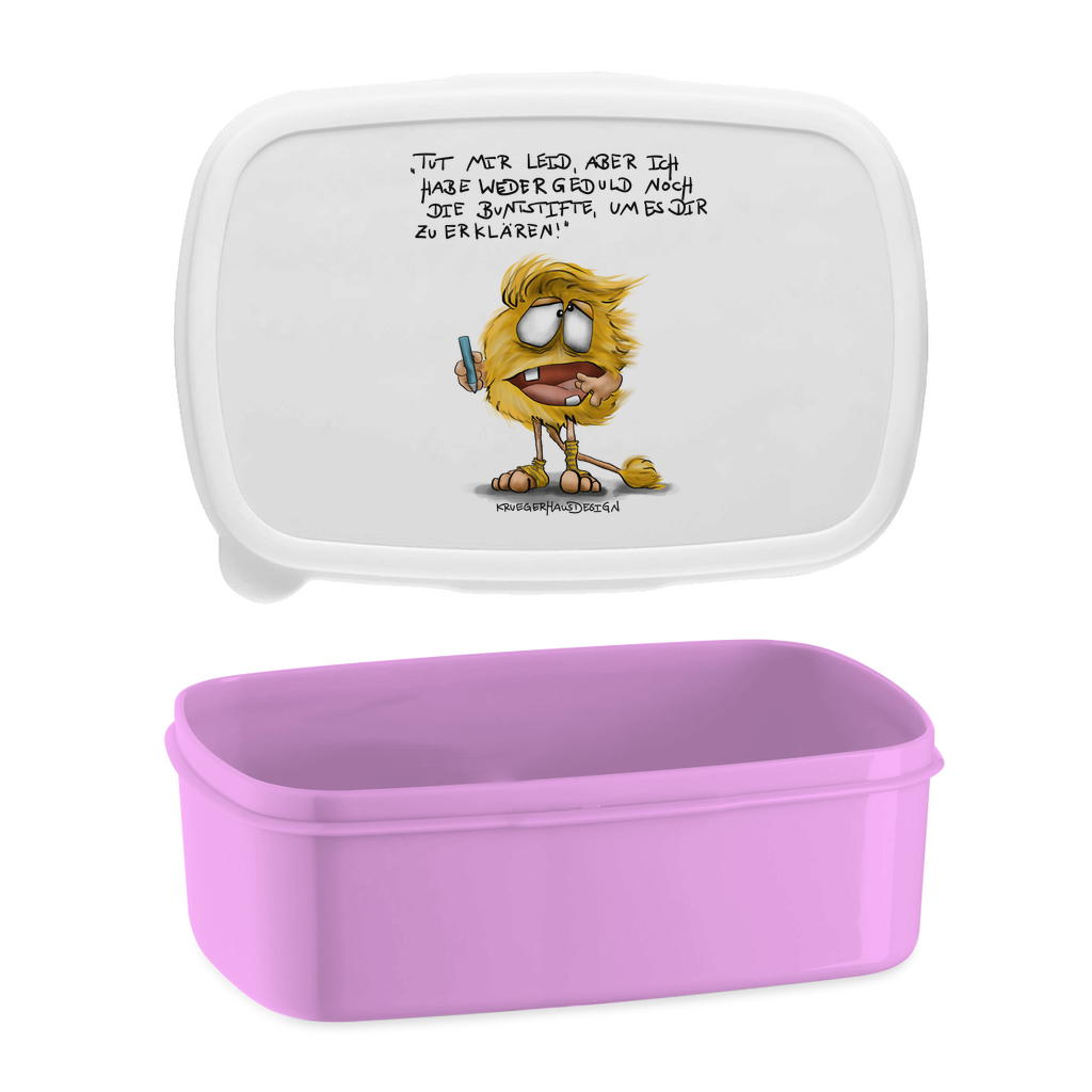 Lunchbox Tut mir leid, aber ich habe weder Geduld noch die Buntstifte