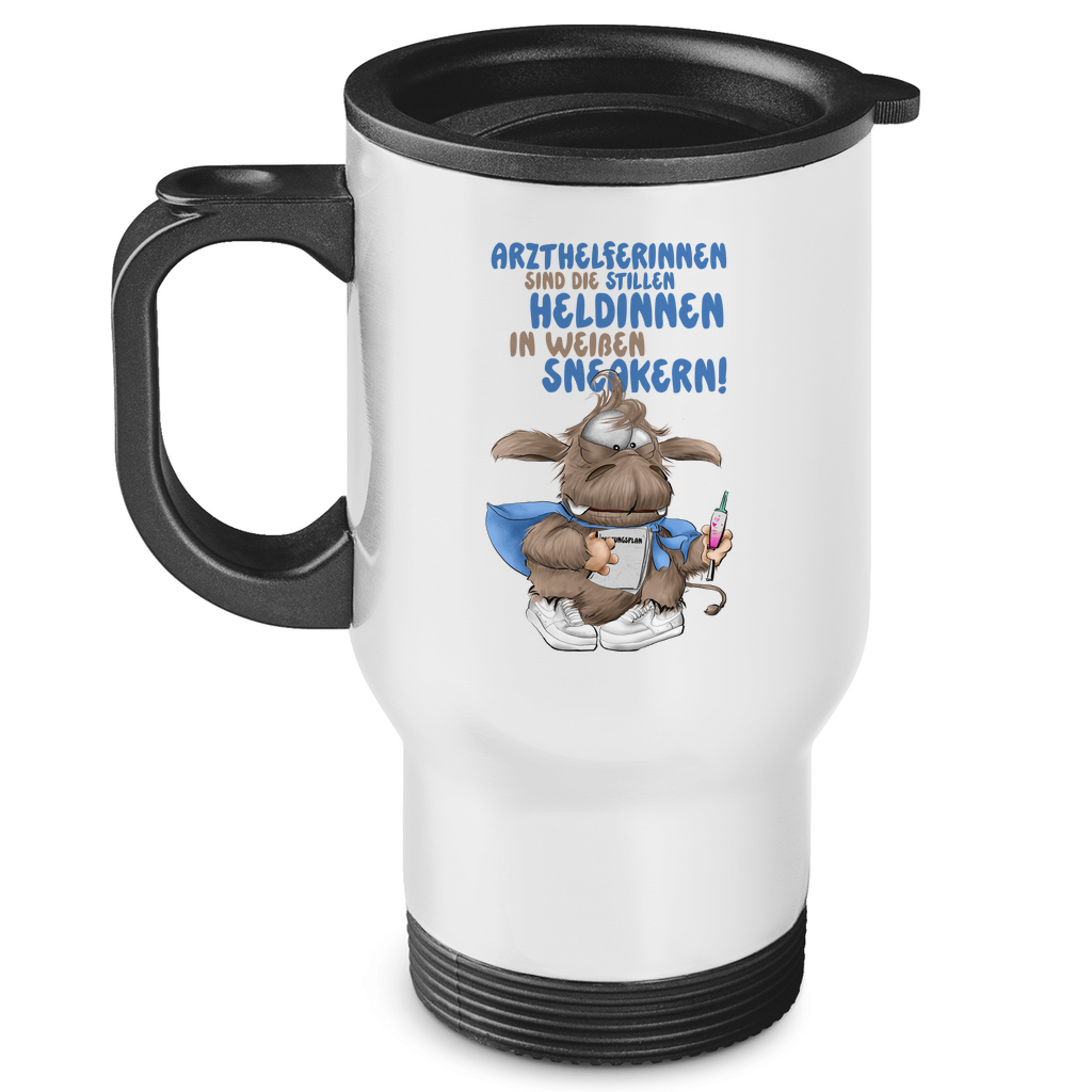 Edelstahl-Thermobecher Arzthelferinnen sind die stillen Heldinnen in weißen …