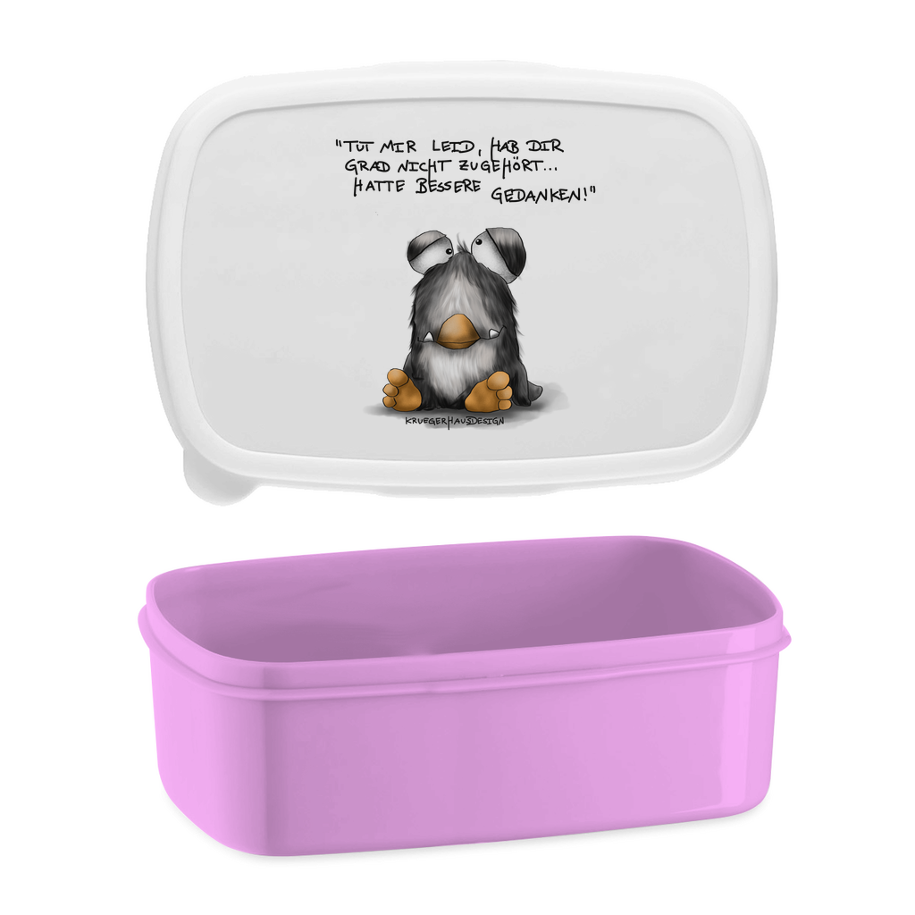 Lunchbox Tut mir leid, hab dir grad nicht zugehört... hatte bessere..