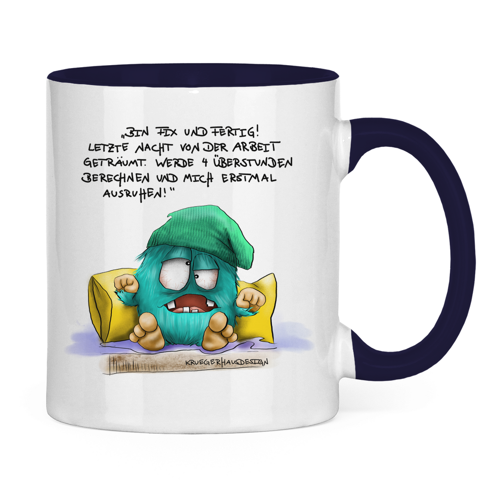 Tasse zweifarbig Bin fix und fertig. Habe letzte Nacht von der Arbeit …