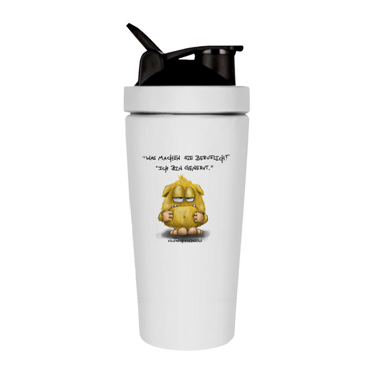 Fitness Shaker Was machen Sie beruflich? Ich bin genervt.