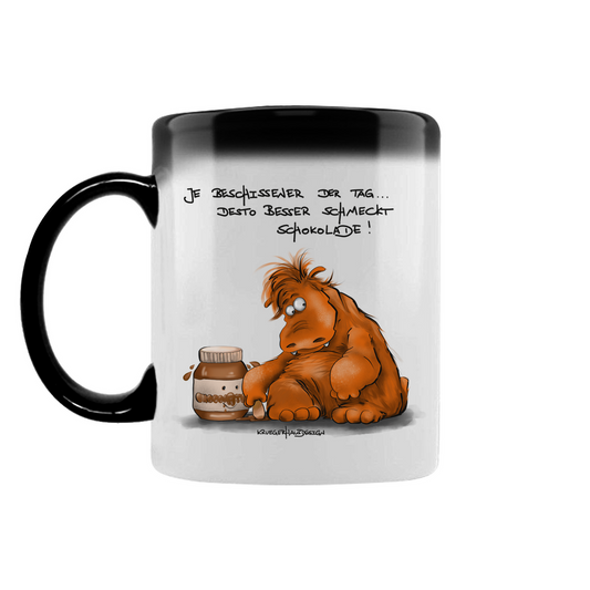 Zaubertasse Je beschissener der Tag... desto besser schmeckt ...