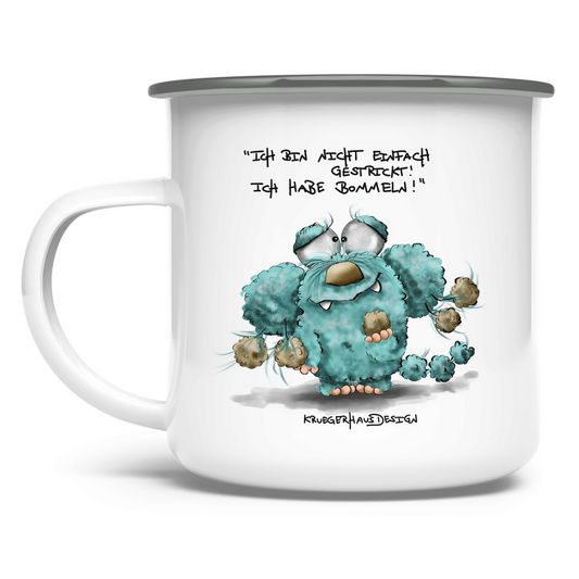 Emaille Tasse #bommeln