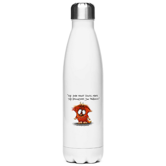 Edelstahl-Thermoflasche Ich habe keine Lösung aber ich bewundere das Problem!