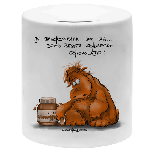 Money box Je beschissener der Tag... desto besser schmeckt ...