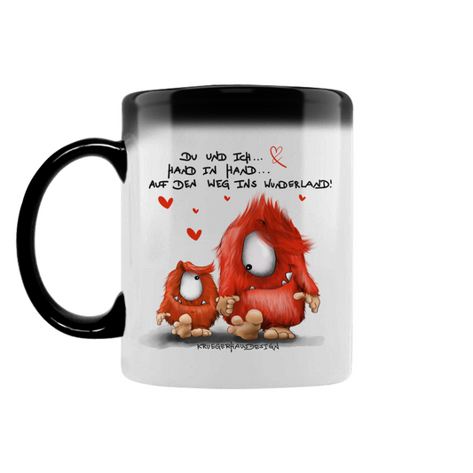 Zaubertasse Du und ich... Hand in Hand.. Auf den Weg ins Wunderland!