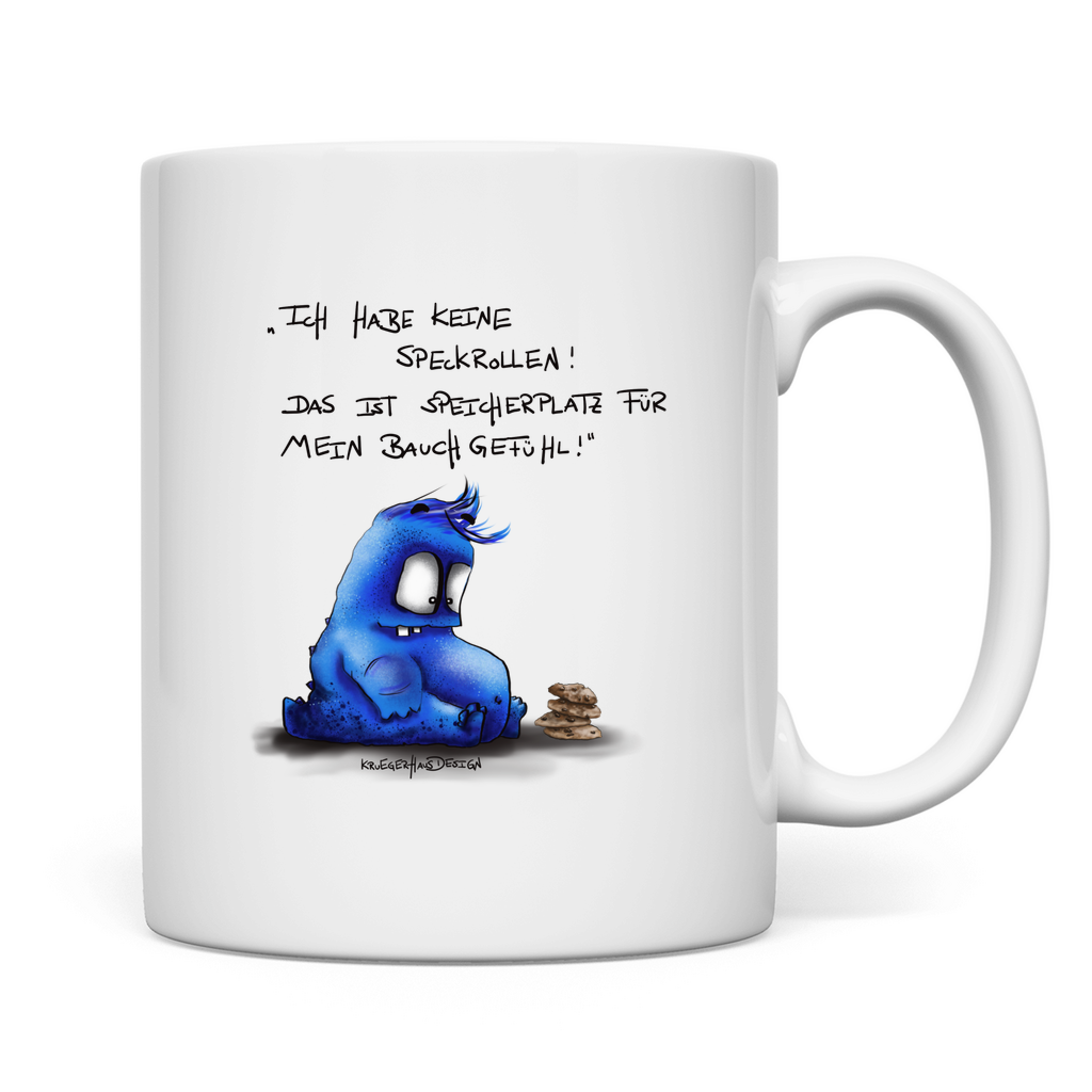 Tasse Ich habe keine Speckrollen! Das ist Speicherplatz für mein..
