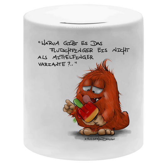 Money box Warum gibt es das Flutschfinger Eis nicht als Mittelfinger..