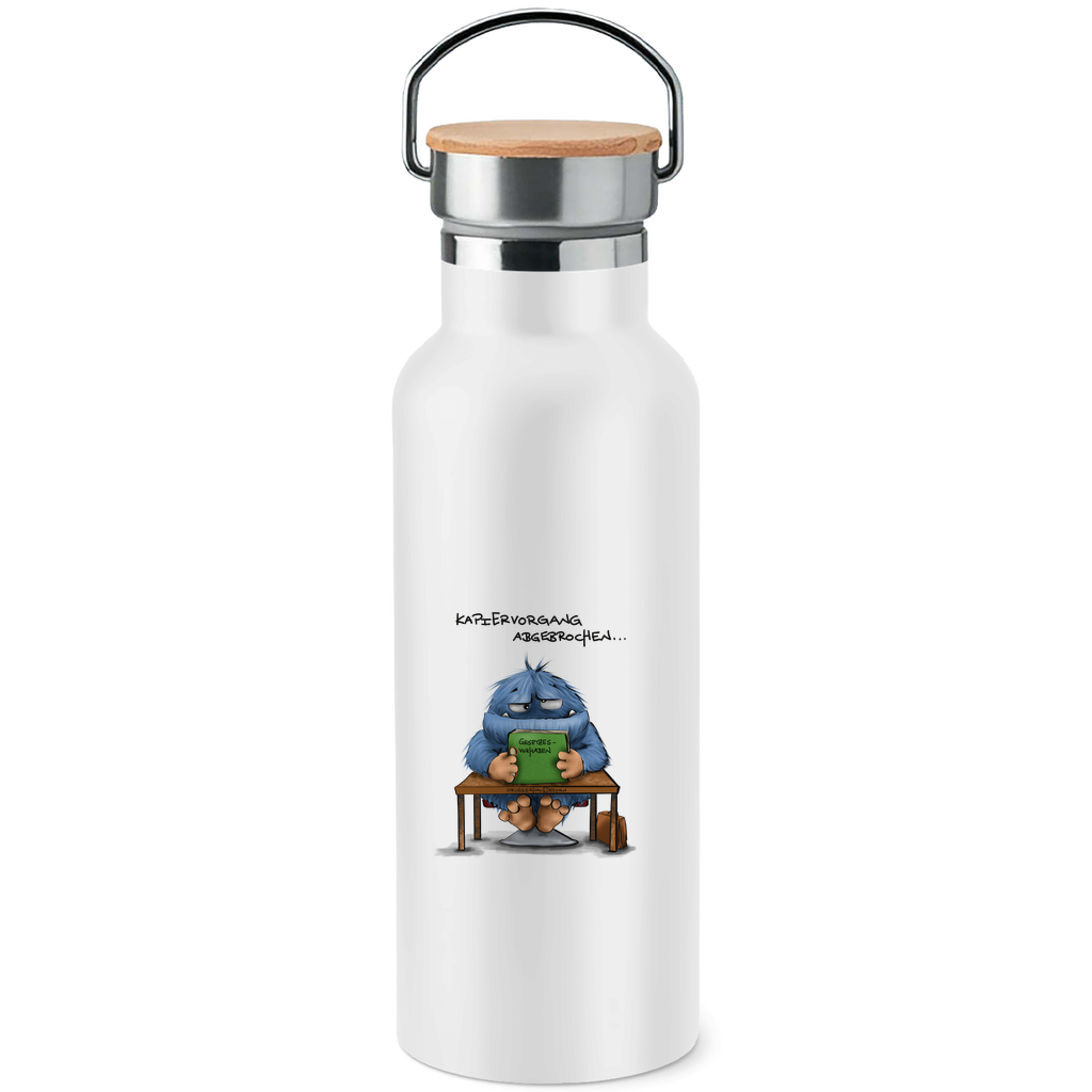 Edelstahl-Trinkflasche mit Bambusdeckel Kopiervorgang abgeschlossen